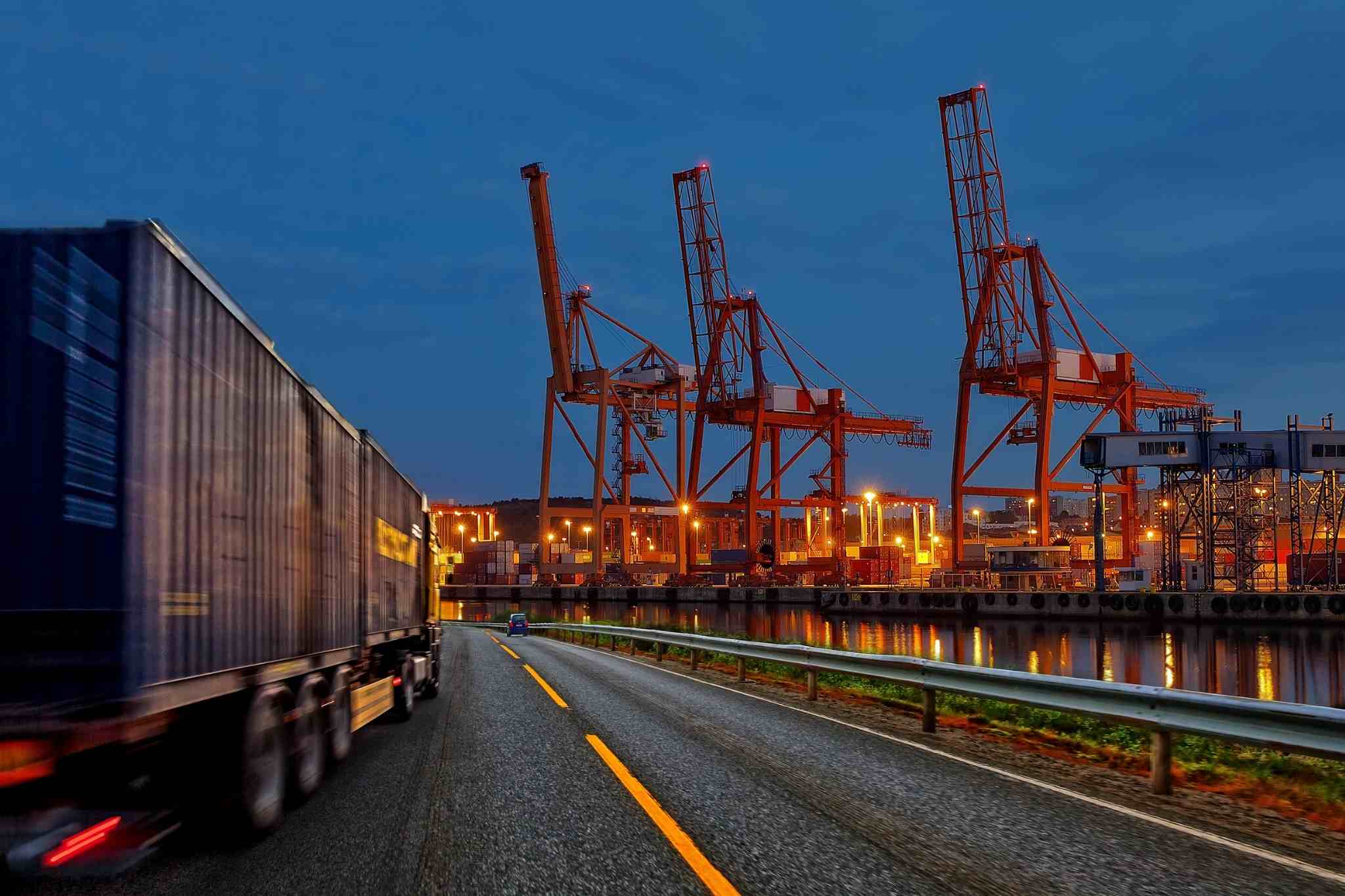 Truck in Port