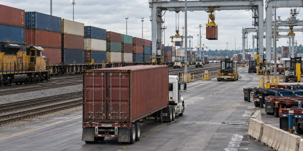 rail drayage activity